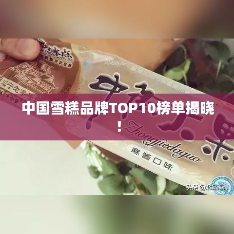 中国雪糕品牌TOP10榜单揭晓！
