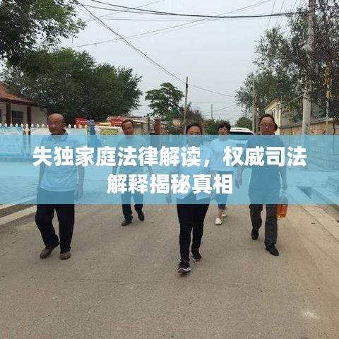 失独家庭法律解读，权威司法解释揭秘真相